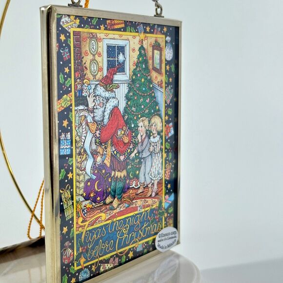 Mary Engelbreit Stained Glass Suncatcher The Night Before Christmas Via Vermont - Picture 3 of 8
